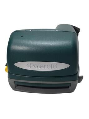 Polaroid One Step Express Vintage Green Camera W Broken Off Handle Strap